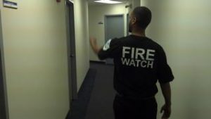 Fire watch guard services